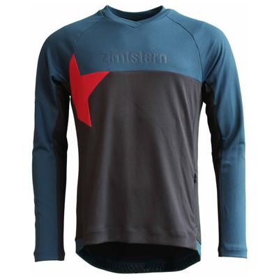 Zimtstern - Bulletz Shirt L/S - Radtrikot Gr L blau Image