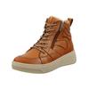 Schnürstiefelette HUSH PUPPIES "Hush Puppies Stiefelette Leder", Damen, Gr. 40, braun (cognac), Leder, casual, Schuhe