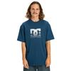 T-Shirt DC SHOES "DC Star Reflective", Herren, Gr. M, blau (estate blau), 75% Baumwolle, 25% Baumwolle, Kurzarm, Shirts