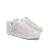 Sneaker DC SHOES "Court Graffik", Gr. 5(36), weiß (sanftes weiß), 55.99% Leder, 43.71% Synthetikmaterial, 0.3% TPU, Schuhe