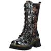 Schnürstiefel LAURA VITA "LAURA VITA Stiefel Leder/Textil", Damen, Gr. 36, schwarz, Leder, Textil, casual, Schuhe