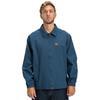 Blusenjacke DC SHOES "Framed", Herren, Gr. M, blau (schwarz denim), 70% Baumwolle, 30% Baumwolle, Langarm, Jacken