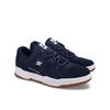 Sneaker DC SHOES "Construct", Gr. 5,5(37,5), blau (navy, blau), 54.6% Leder, 20.9% Synthetikmaterial, 25.5% Polyester, Schuhe