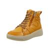 Schnürstiefelette HUSH PUPPIES "Hush Puppies Stiefelette Leder", Damen, Gr. 38, gelb, Leder, casual, Schuhe