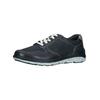 Schnürschuh HUSH PUPPIES "Hush Puppies Halbschuhe Leder", Herren, Gr. 41, blau, Leder, casual, Schuhe