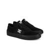 Skateschuh DC SHOES "Teknic S", Gr. 9(42), schwarz-weiß (schwarz, schwarz, weiß), Obermaterial: Leder (Kuh) / Futter: Textil / Außensohle: Gummi, Schuhe