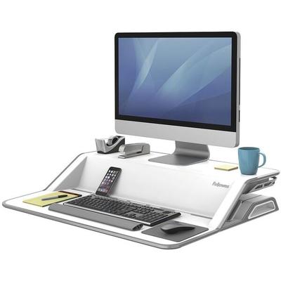 Fellowes Monitorständer »Lotus Sitz-Steh Workstation« weiß, 83.2x14x61.6 cm
