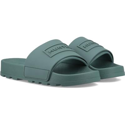 Hunter Core Embossed Slider Polyester Grüne Slides Image