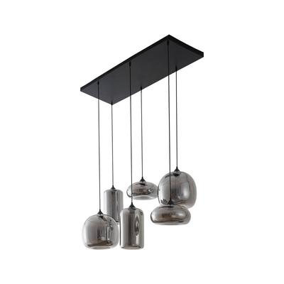 Glas Hängelampe Marla Lindby, dimmbar, klar / transparent, für Wohn- / Esszimmer, Glas, Modern, Pendelleuchte Image