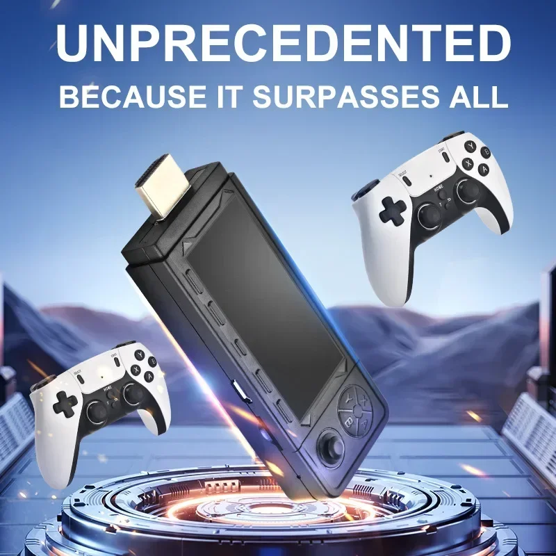 X9 PRO Game Stick 4K Console de jeu vidéo rétro Console de jeu classique 64GB 30000 jeux 2.4G manette de jeu sans fil station de jeu 4