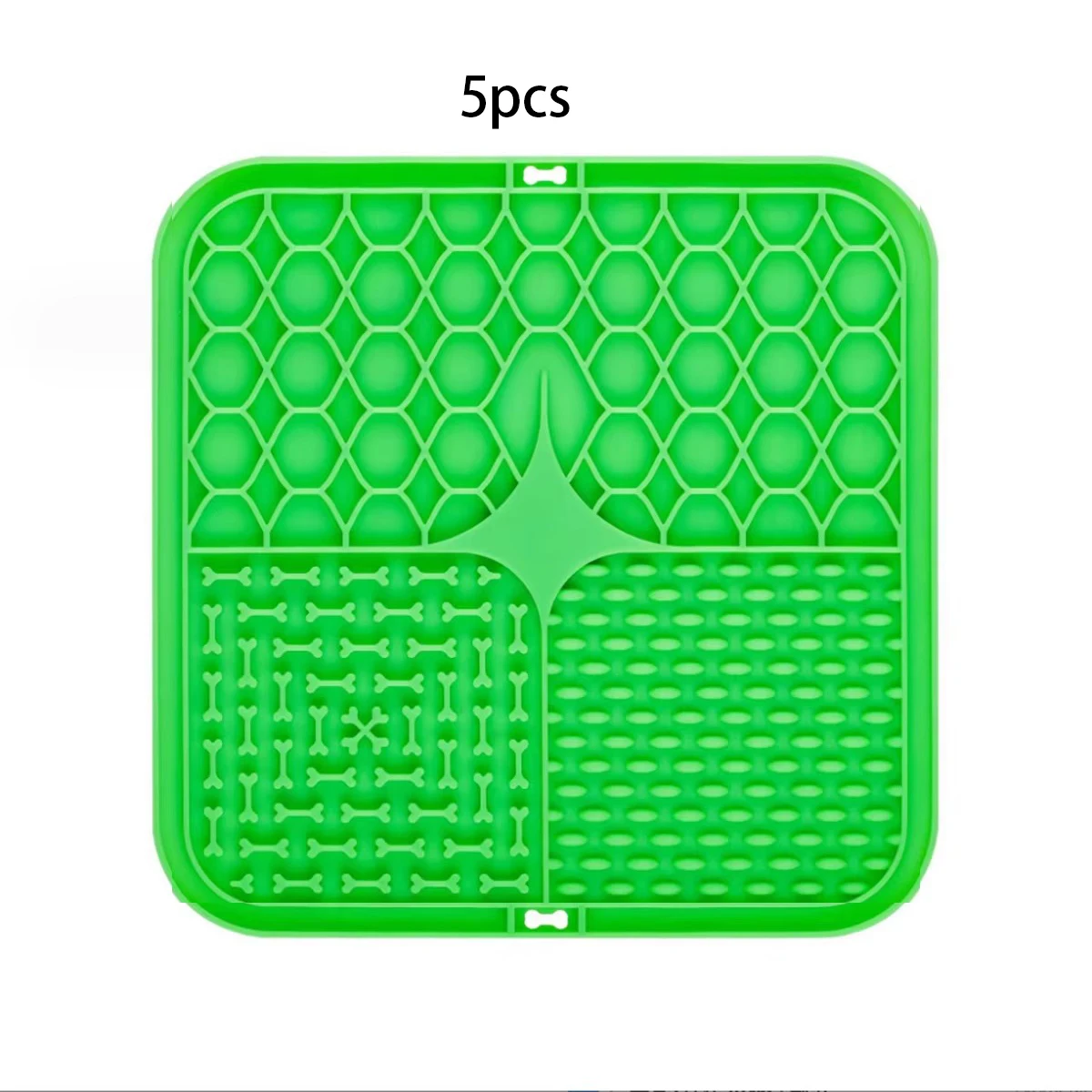 Assiette à lécher pour animaux de compagnie, assiette à nourriture lente, tampon à lécher, bol de vaisselle en Silicone pour aliments lente pour animaux de compagnie, ventouse, coussin à lécher pour