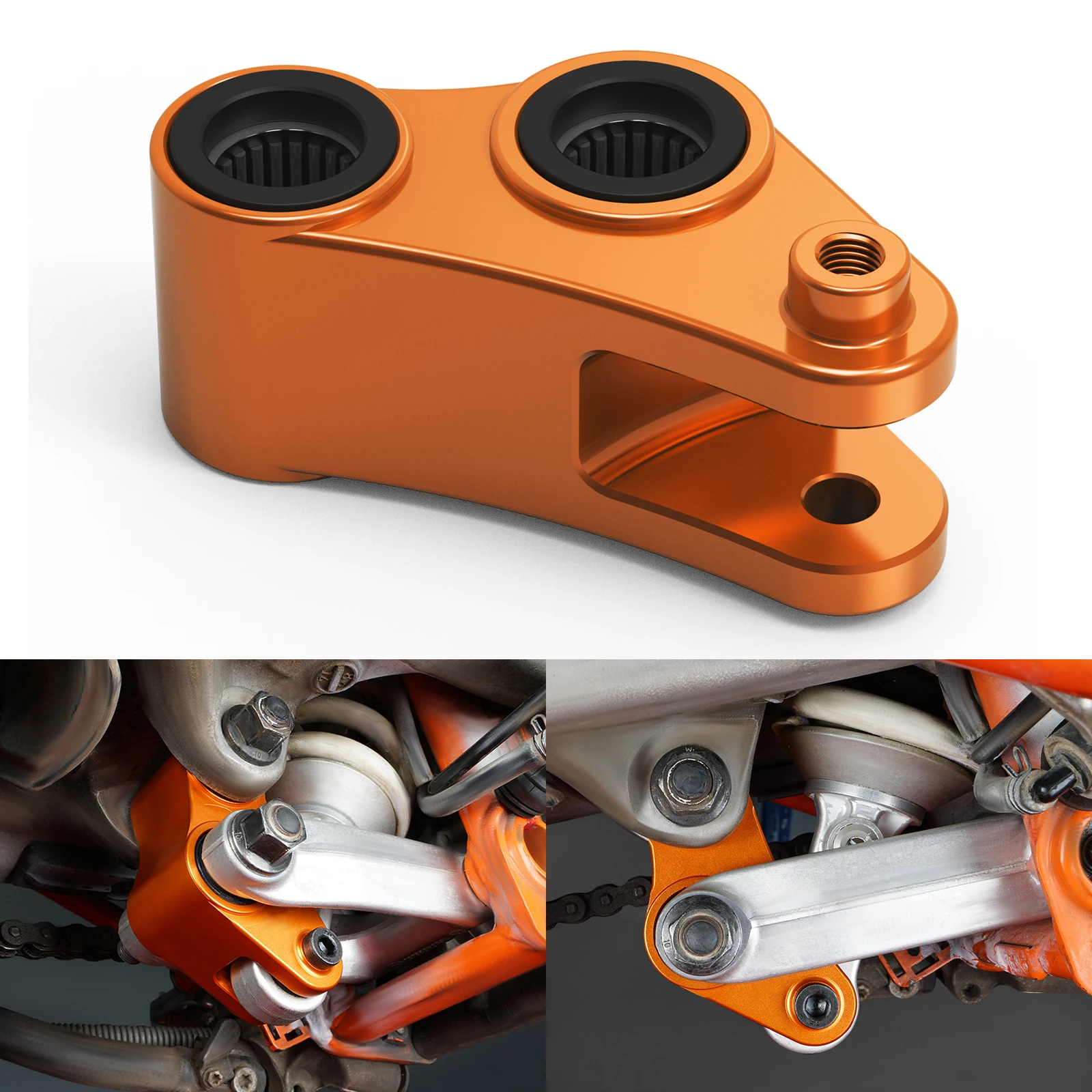 Moto 40mm 1.57 "Ammortizzatore Posteriore Sospensione Abbassamento Collegamento per KTM 690 SMCR 690 SMC/R 690 Enduro R 2008-2018