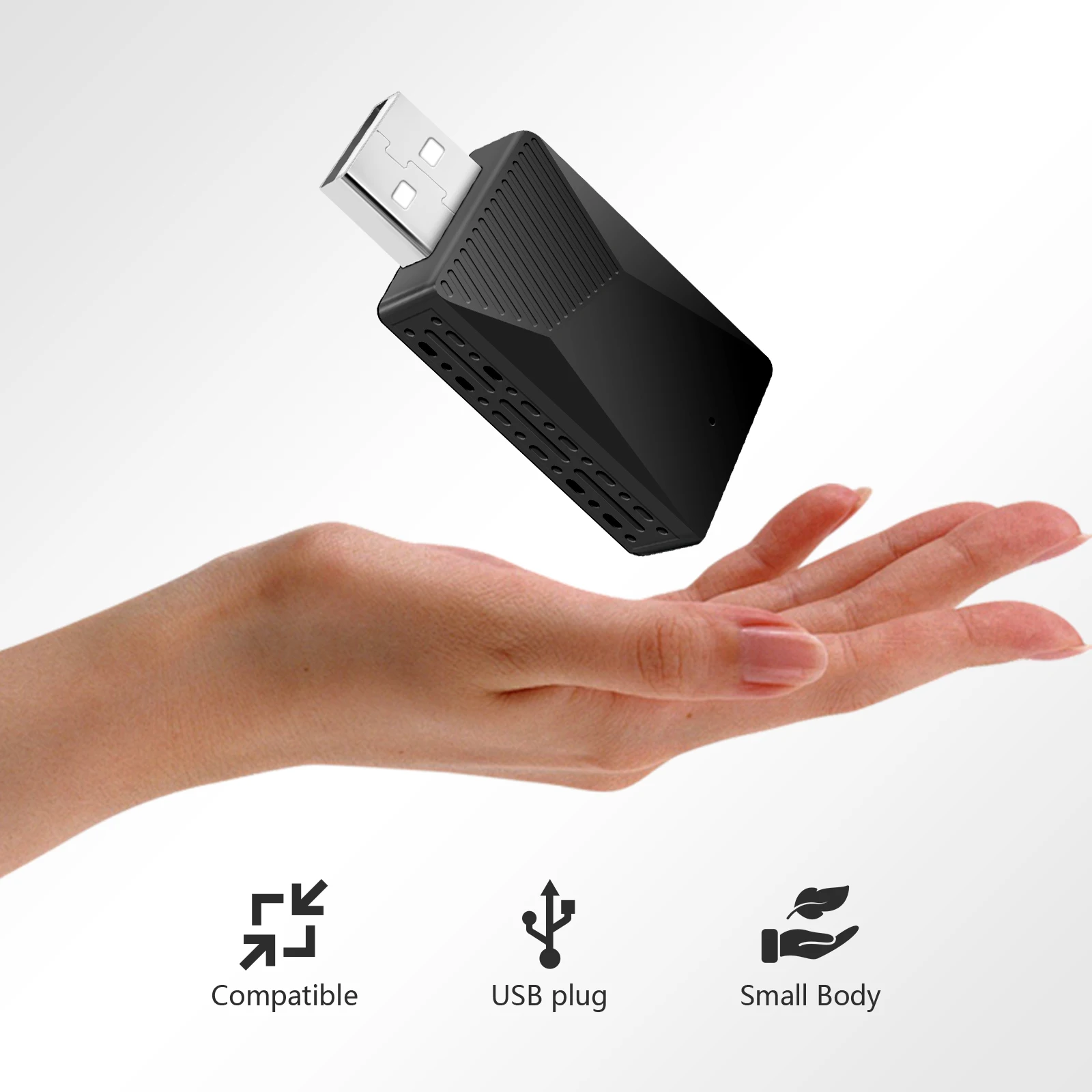 Ezonetronics Wireless Car Play Android-Autoadapter für werkseitig verkabeltes Auto, Plug-and-Play, modisch und tragbar, 2-in-1 Image