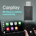 Adattatore wireless Carplay/Android Auto 2 in 1 Plug and Play Mini Car Play portatile Connessione Bluetooth veloce per iPhone/Android