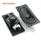 SOTAMIA 2Pcs Rectangle Speaker 4 Ohm 10W Full Range Speaker Bass Rubber Side Neodymium Magnetic Hifi Loudspeaker Home Theater