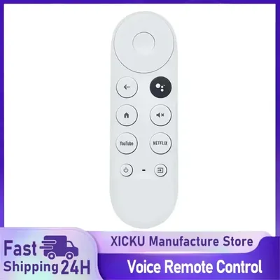NUR 2025 Fernbedienung G9N9N Ersatz-Sprachfernbedienung für Google Chromecast 4k Snow Streaming Media Player
