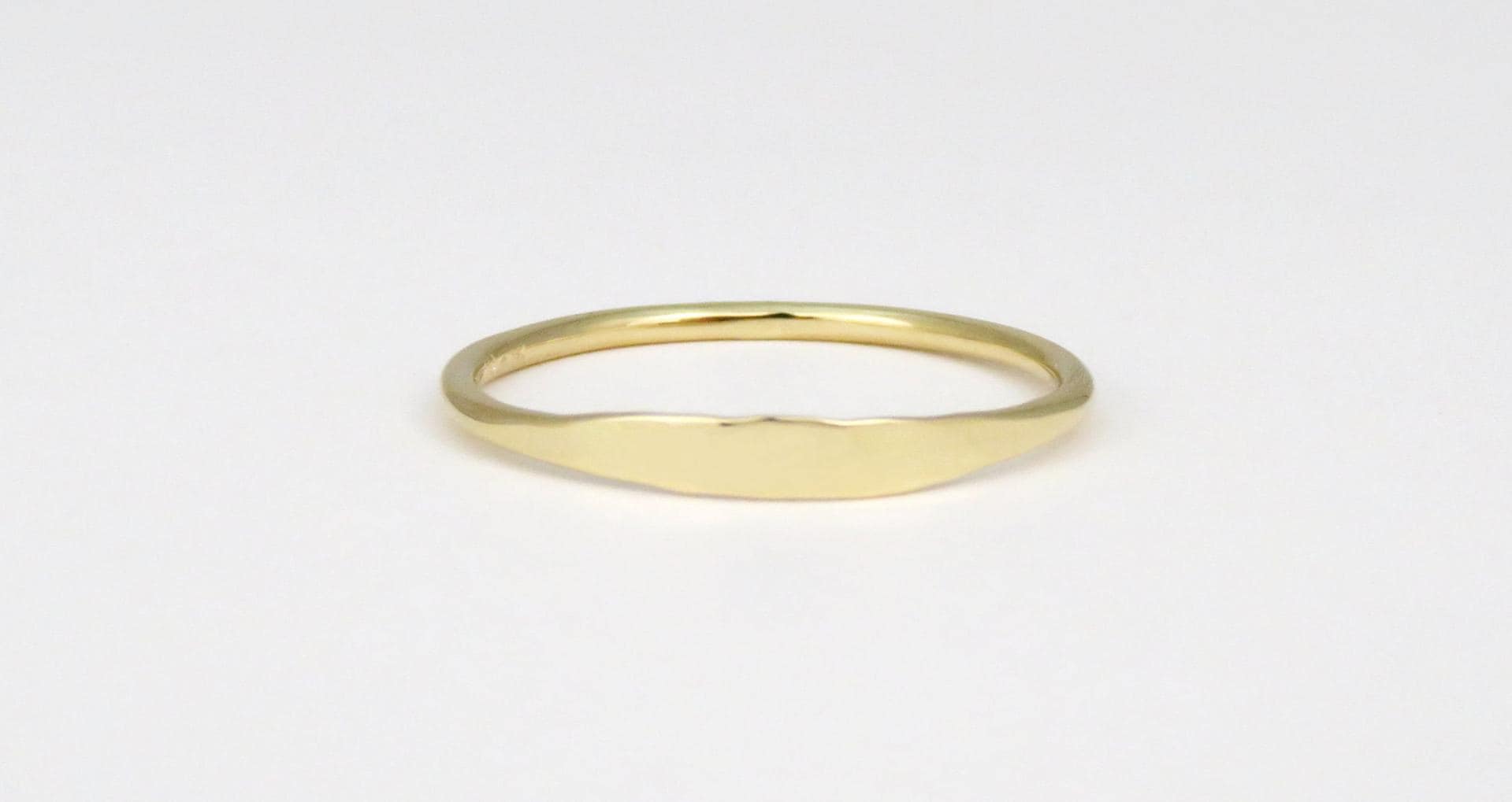 Anello in oro 14k, anello in oro, anello impilabile in oro, anello in oro semplice, anello in oro massiccio, anello delicato, fascia in oro, anello im