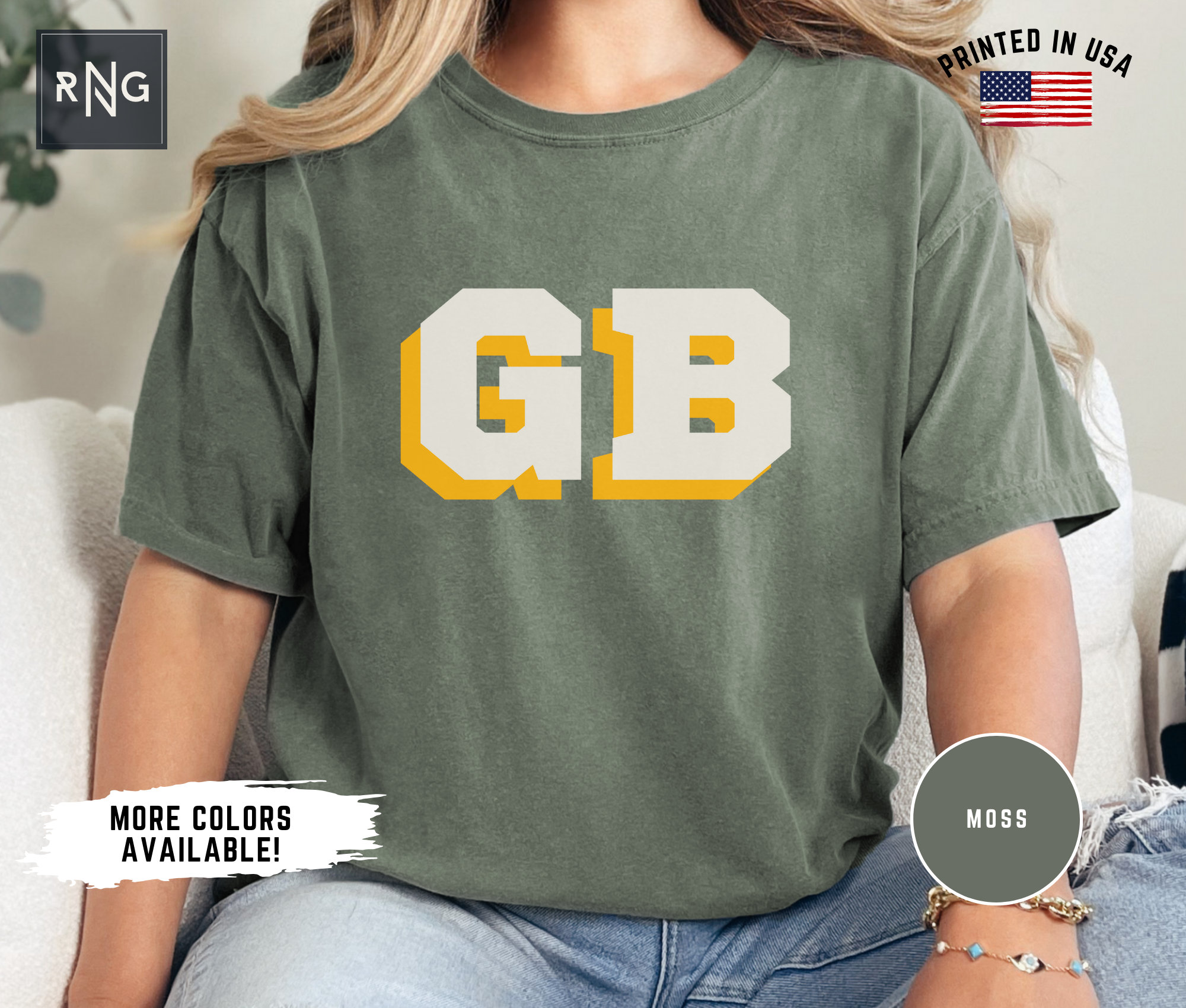 Maglia da calcio Green Bay, maglia da calcio Packers, abbigliamento da calcio Green Bay, abbigliamento sportivo Packers, regalo di calcio retrò Green