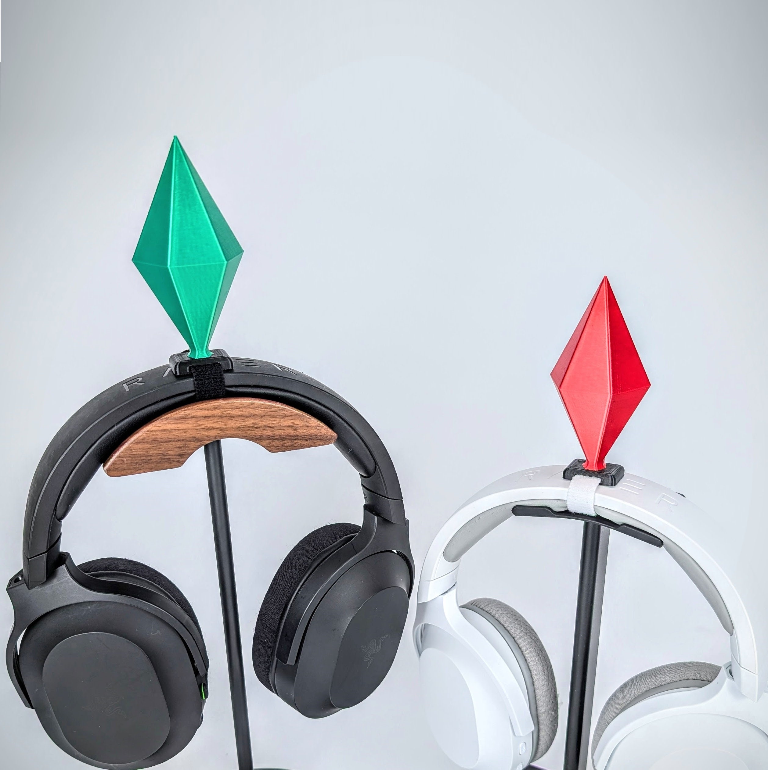 Accessorio per cuffie Plumbob - Accessorio per cosplay Plumbob Diamon - Accessorio per cuffie e fascia - Accessori per cuffie - Regalo per streamer ga