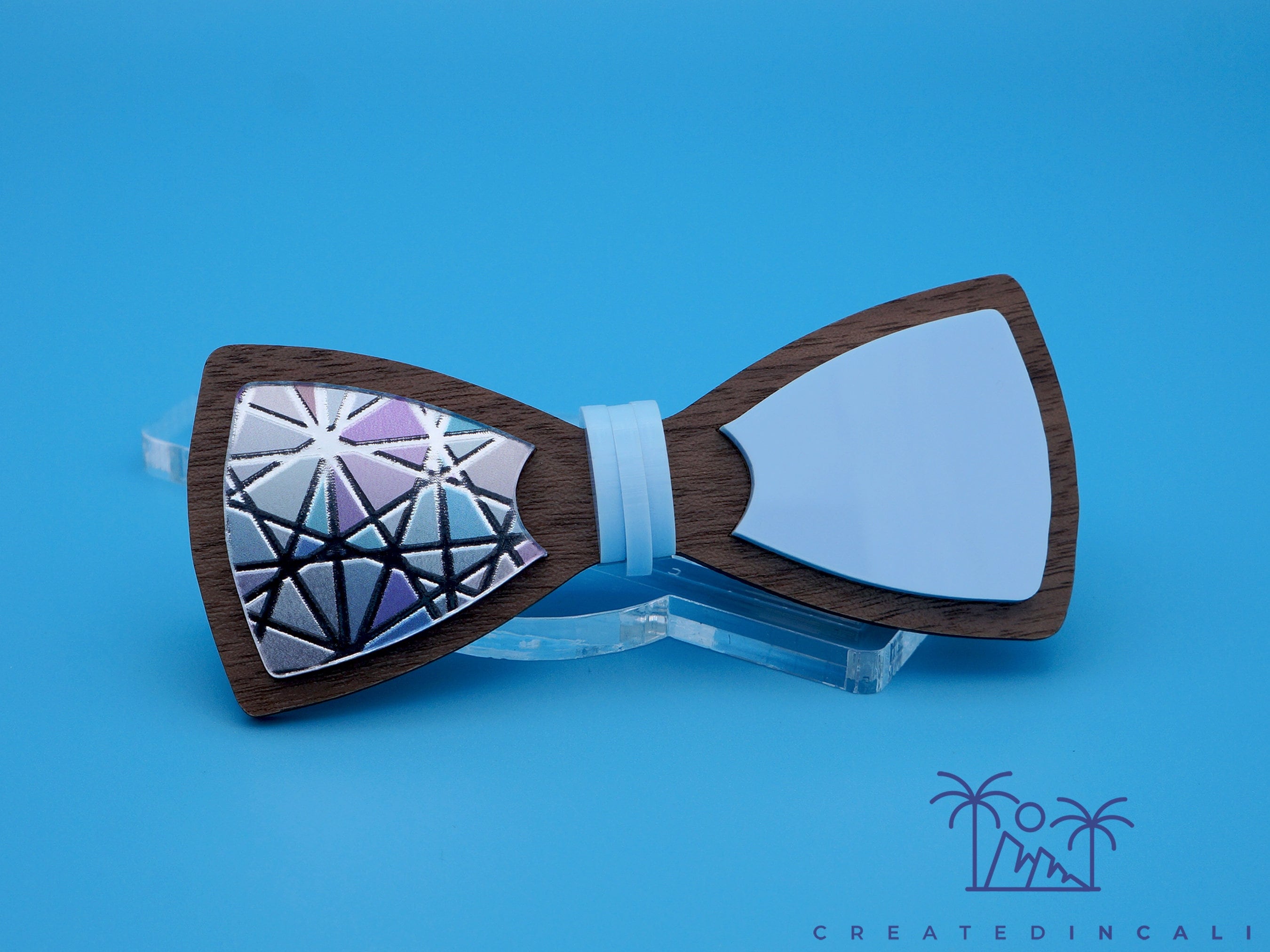 Papillon in legno, papillon in legno, regalo per lui, papillon unico, regalo di nozze per lo sposo, papillon colorato, papillon creato a Cali