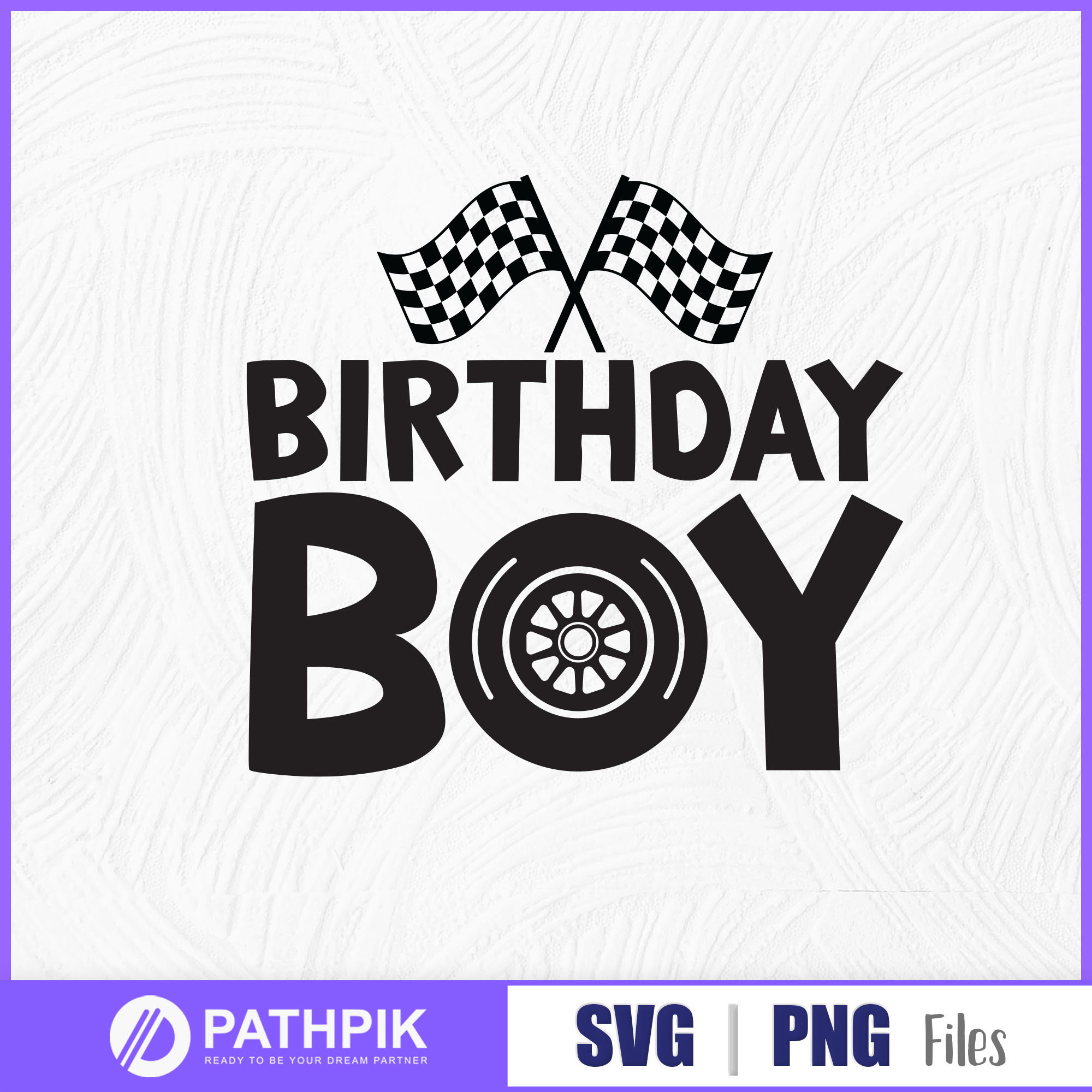 Auto compleanno ragazzo Svg Design tema auto compleanno auto da corsa compleanno Svg festa ragazzo auto bandiera a scacchi svg bambini taglio fai da t