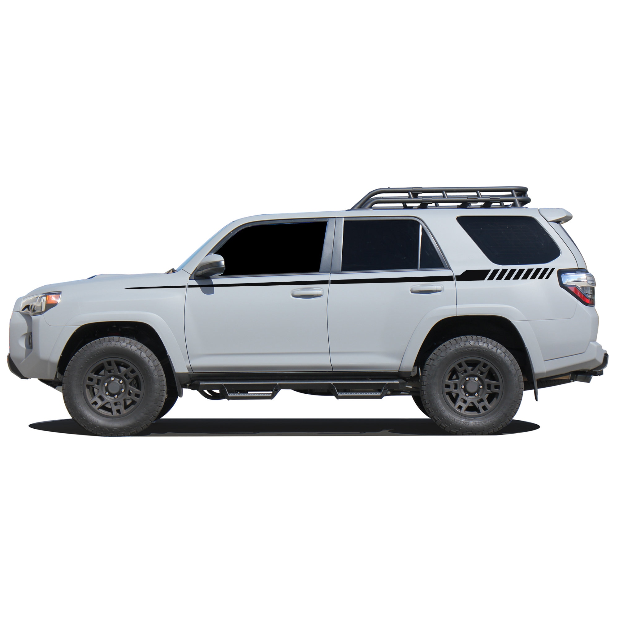 Adesivo compatibile con Toyota 4runner 2010 - 2022, strisce decorative per bordi, adesivi per specchietti laterali, strisce in vinile per porte 4x4 fu