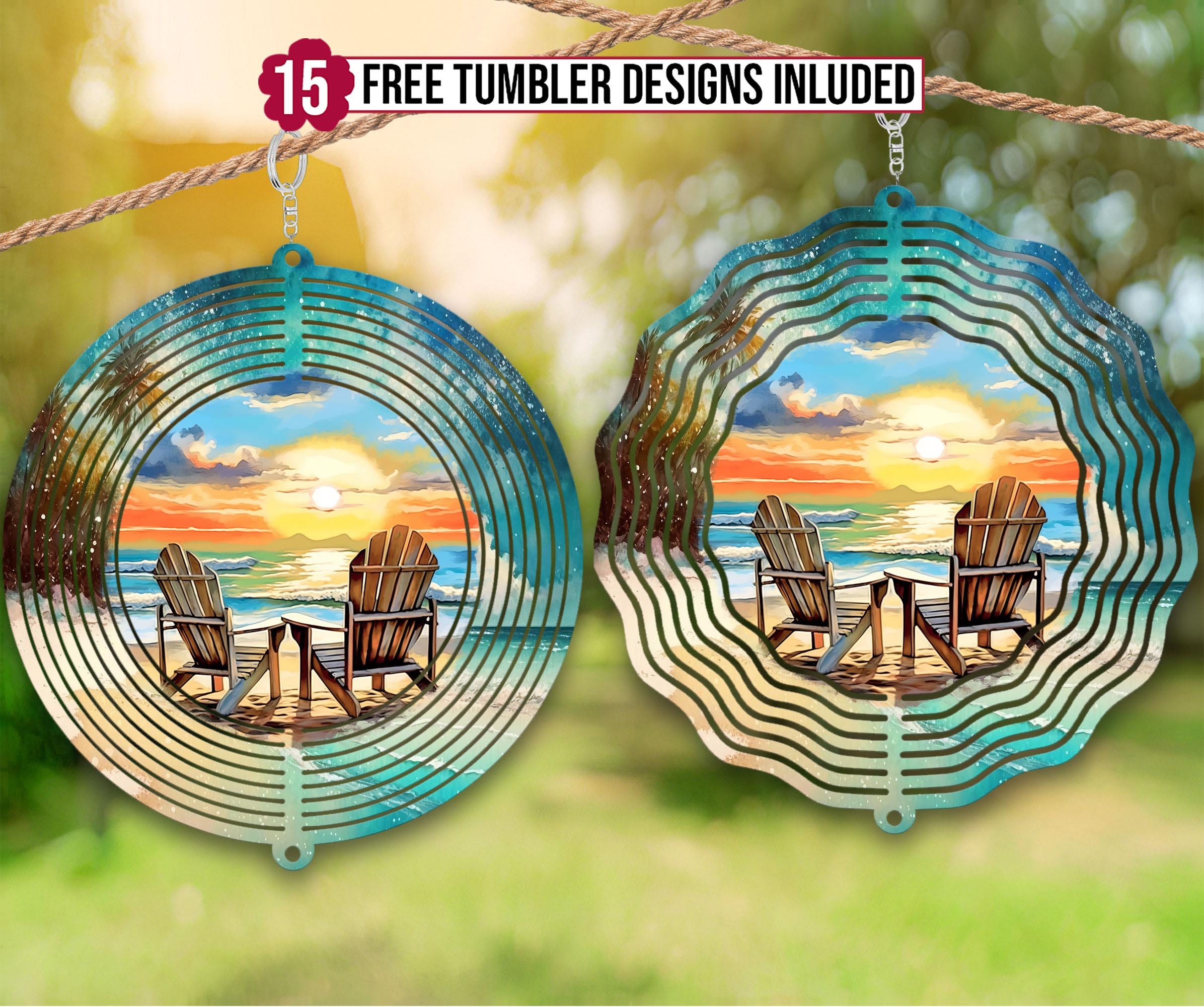 Girandola a vento al tramonto sulla spiaggia Design sublimazione, Girandola a vento al tramonto PNG per sublimazione, Download digitale, Girandola a v