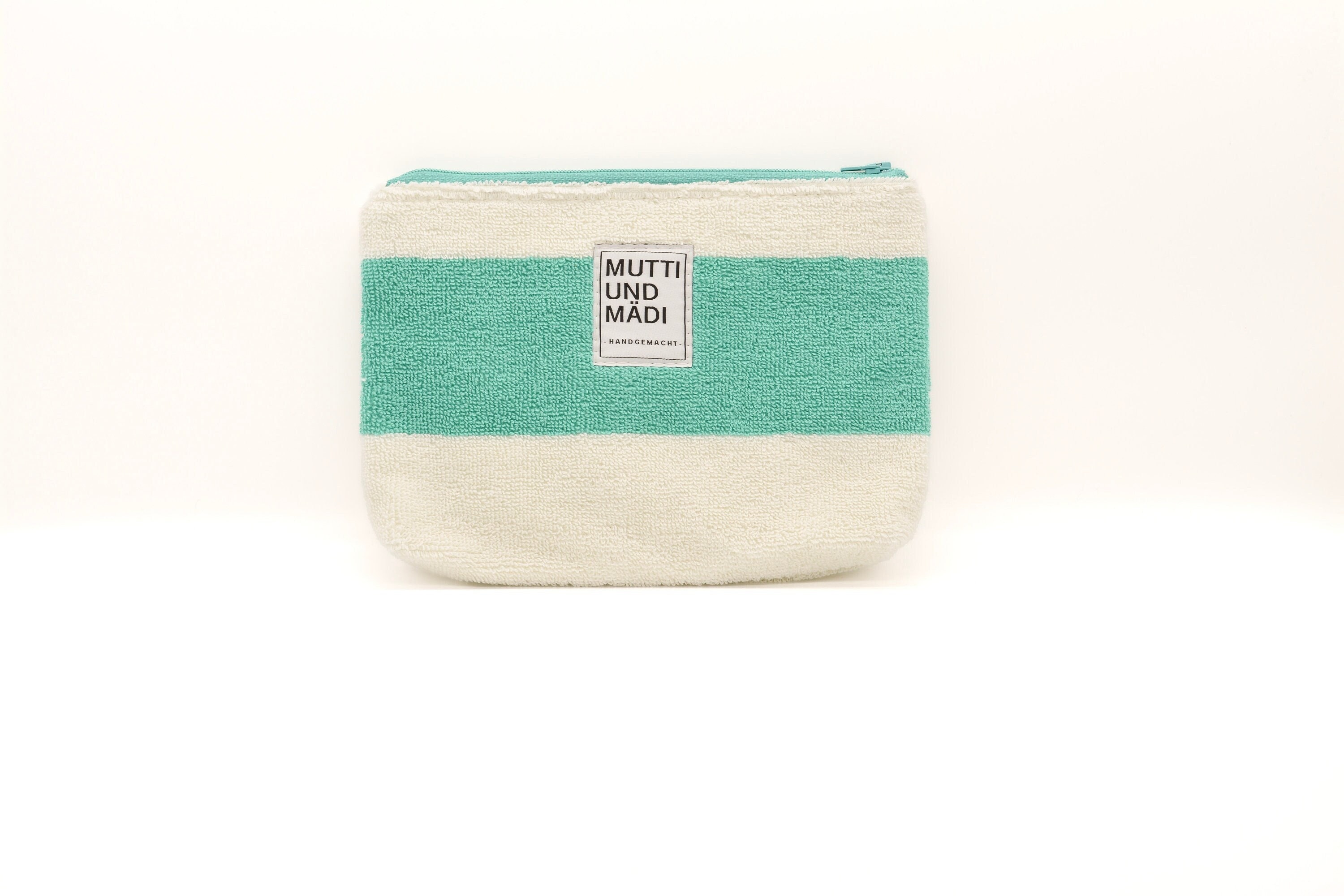 piccola borsa in spugna // borsa per cosmetici, borsa da bagno, borsa da toilette, borsa per la borsa, tasca interna, pochette, borsa con cerniera