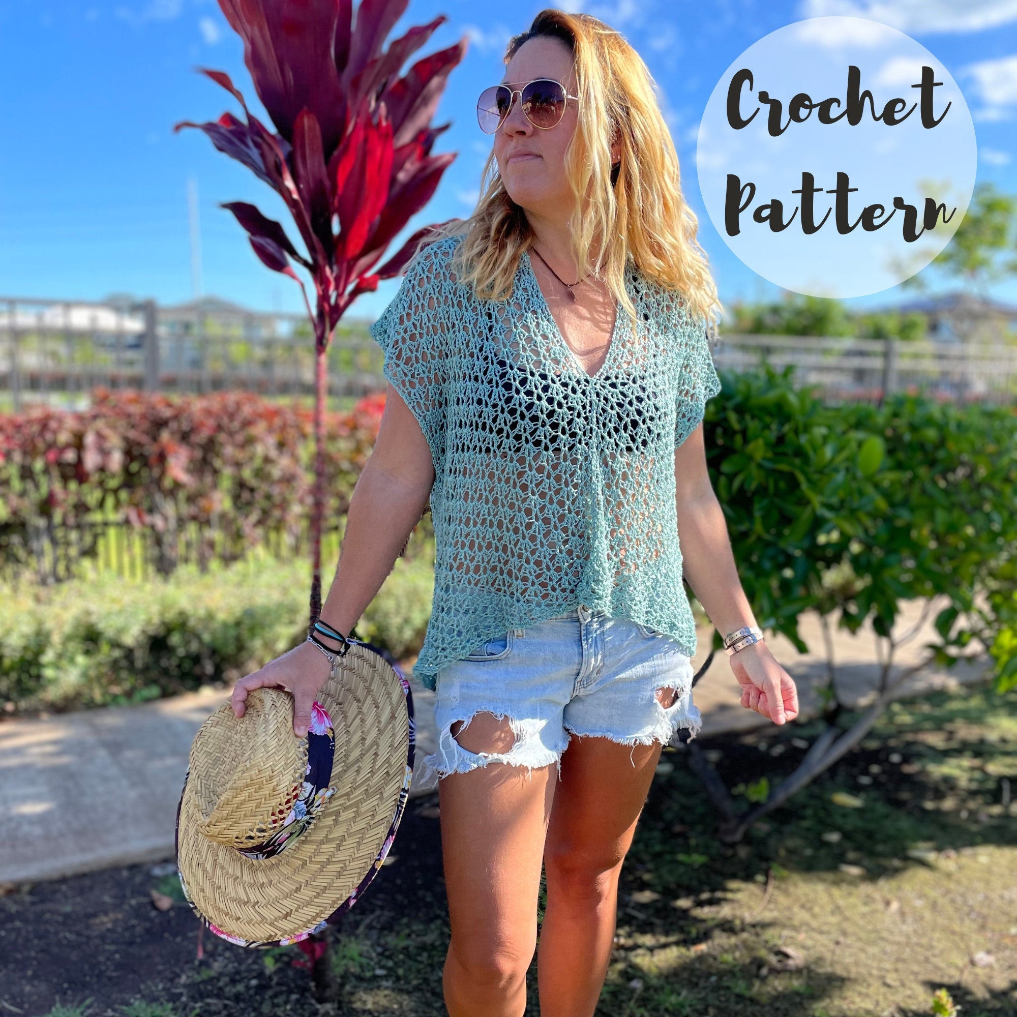 Modello all'uncinetto/ Modello top all'uncinetto/ Top in pizzo all'uncinetto/ Modello top estivo all'uncinetto/ Modello top Boho all'uncinetto/ Top in