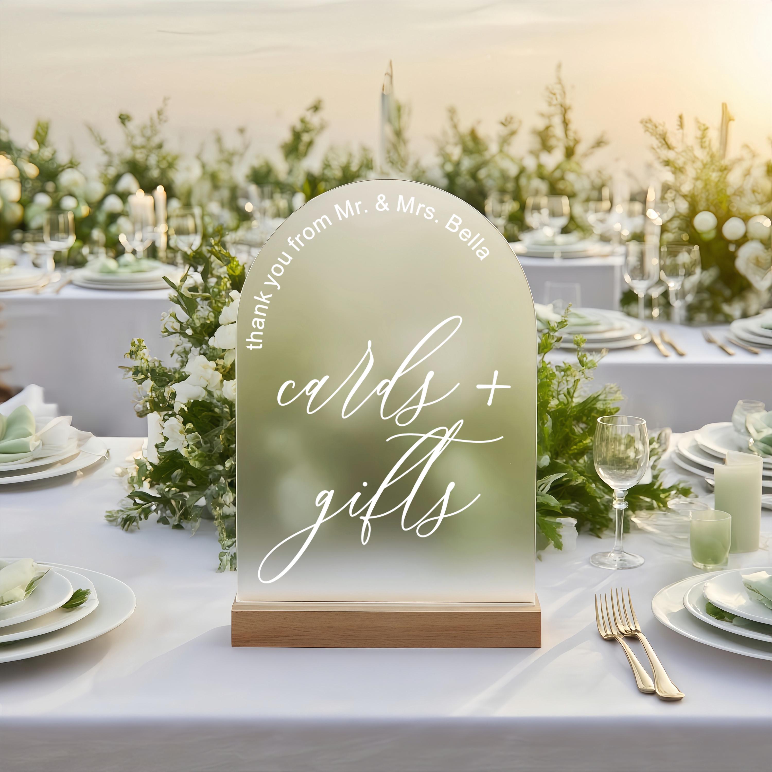 Cartello minimalista per biglietti e regali, cartello semplice per tavolo da regalo, cartello moderno per matrimonio, cartello boho per biglietti e re