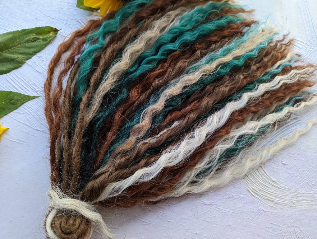 Extension ricce morbide bohémien, extension ricce, dreadlock ondulati, dreadlock ricci, dreadlock sintetici, dreadlock all'uncinetto, dreadlock sciolt