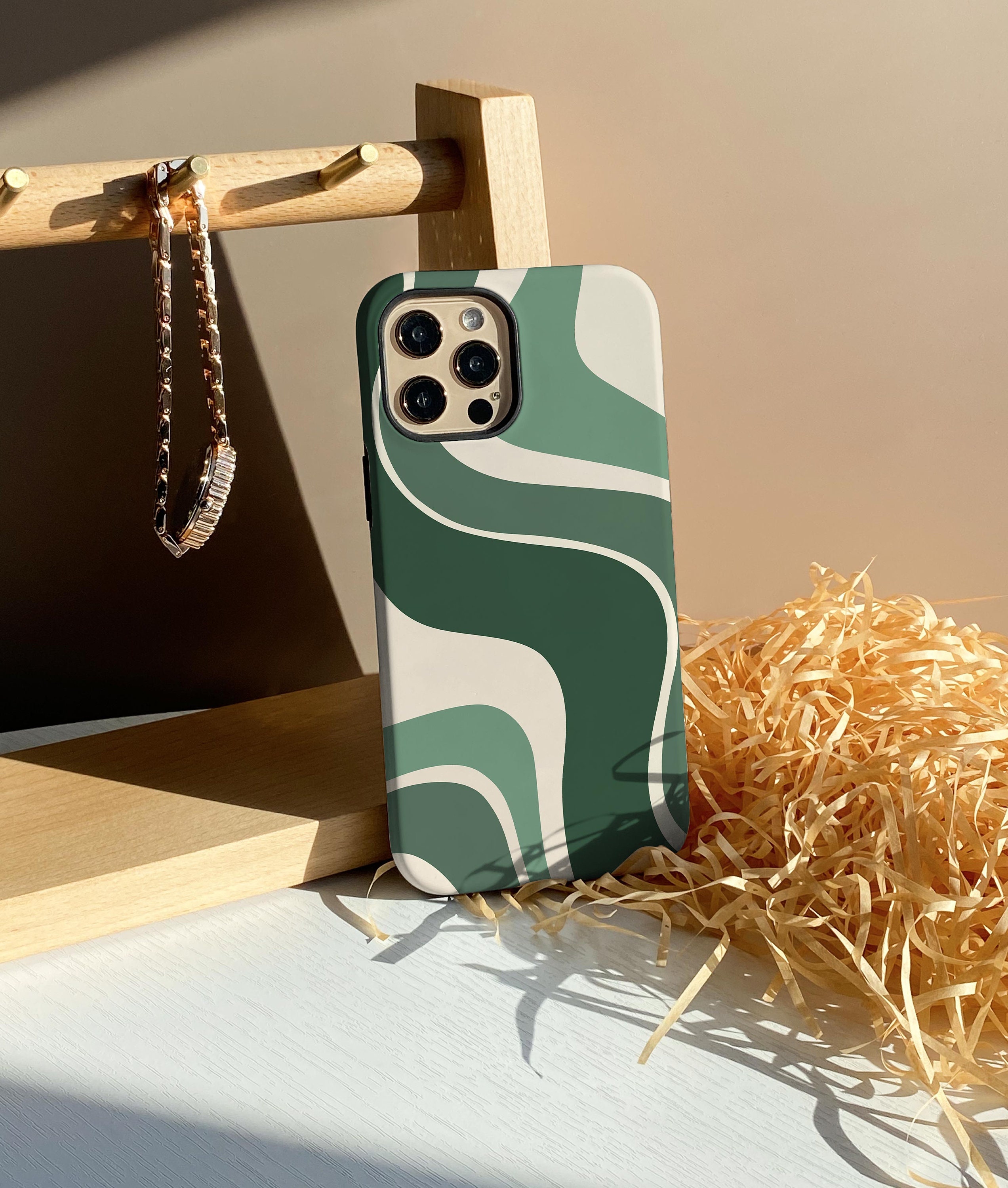 Custodia abbinata verde-bianca per iPhone 17, 14 15 16 17 Pro Max, custodia per iPhone 13 14 15 16, custodia per iPhone 11 12, custodia per iPhone 13