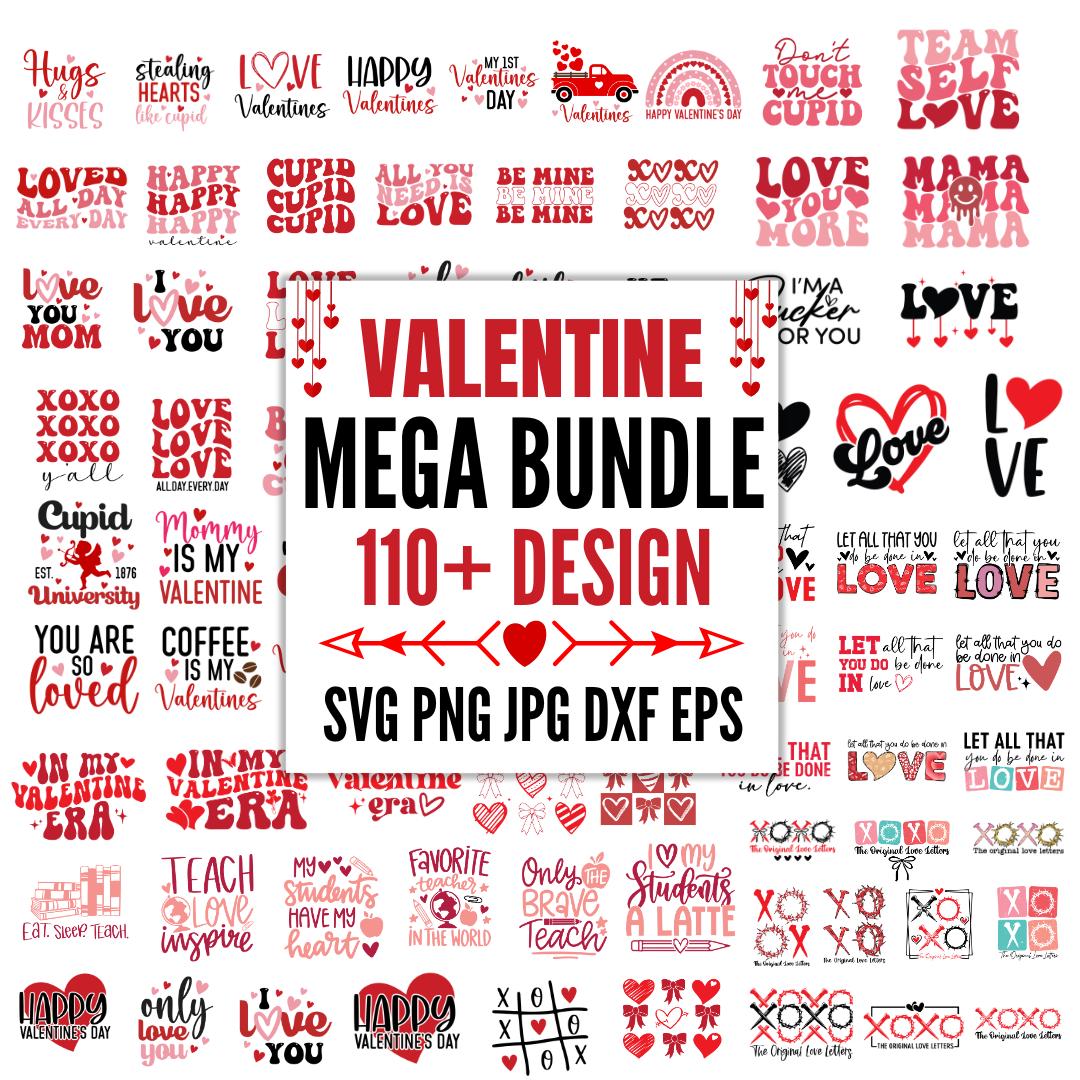 Mega pacchetto svg di San Valentino, pacchetto svg di San Valentino, Svg d'amore, pacchetto di San Valentino, svg di San Valentino, pacchetto svg di c