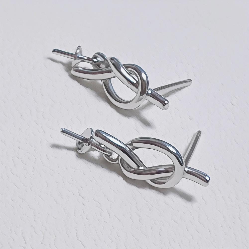 1 paio di montature per orecchini a bottone in argento sterling 925 per perle o gemme, montature per orecchini di perle, componenti per la creazione d