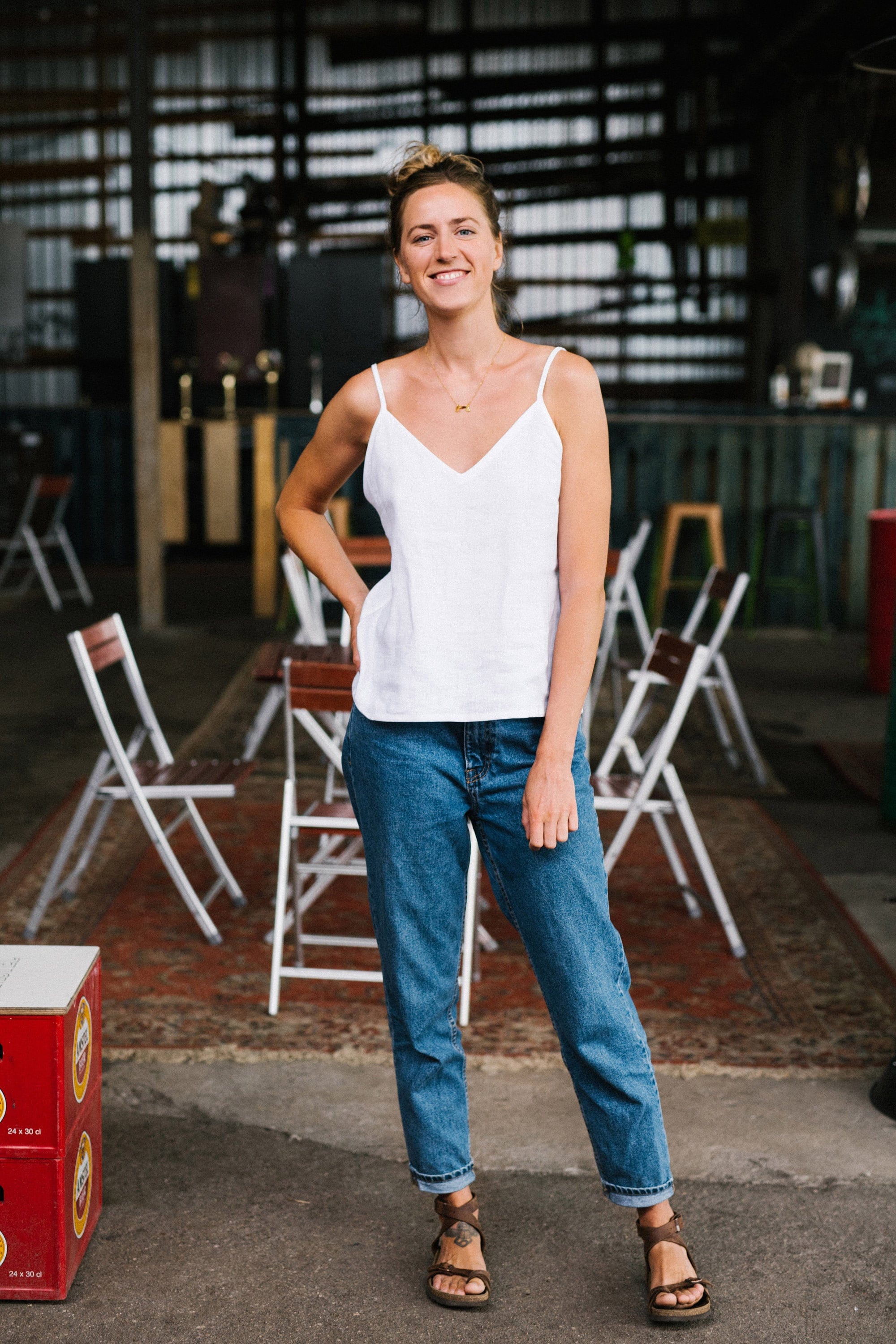 Top di Atene, canotta in lino, top sottoveste in lino, canotta in lino, camicetta in lino, camicia in lino, top in lino, top in lino bianco, top estiv