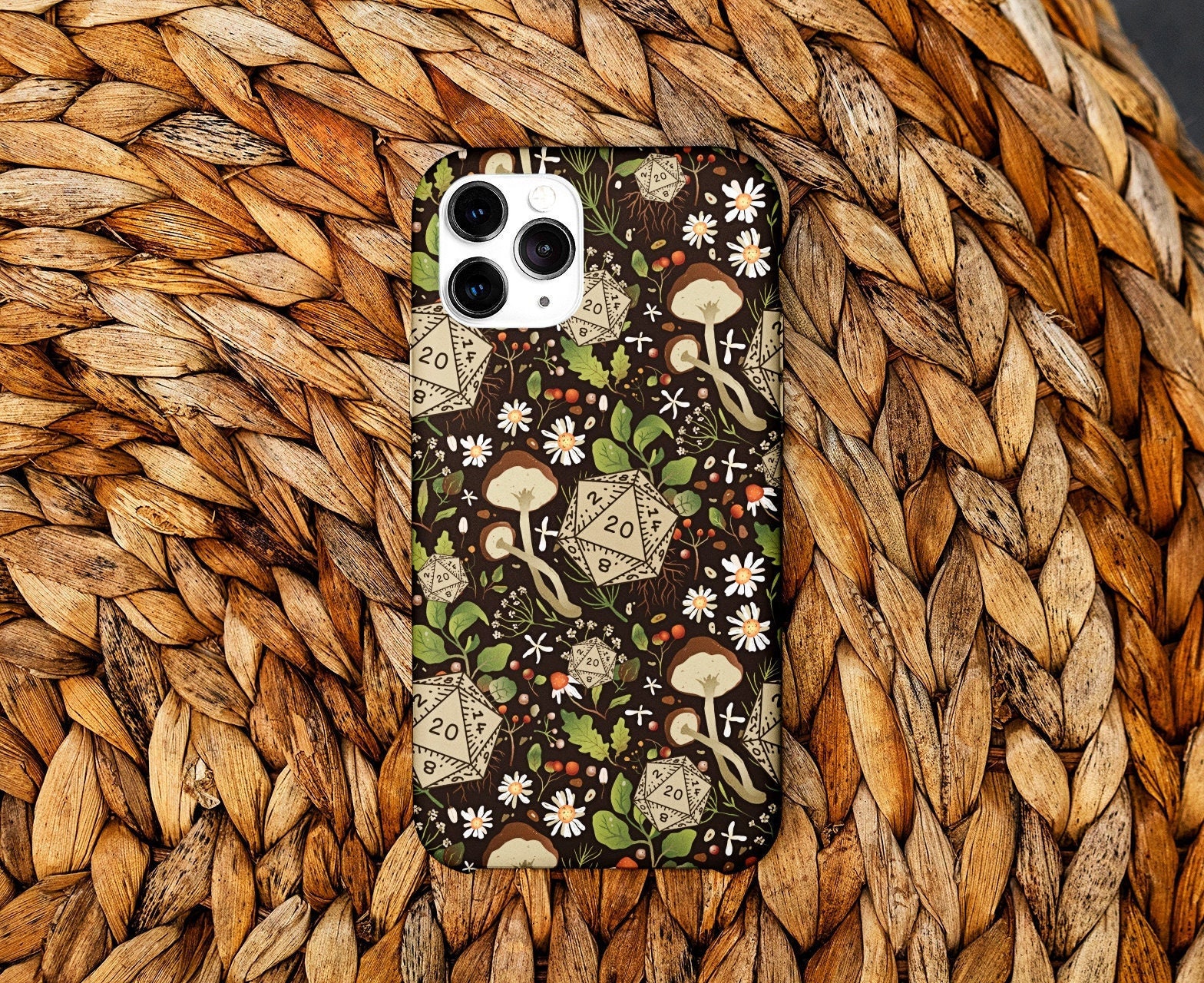Custodia per iPhone Dnd Funghi, custodia per telefono D20, regali Dnd, Custodie per telefoni Dnd Slim, custodia per iPhone Dnd Druid, custodia per iPh