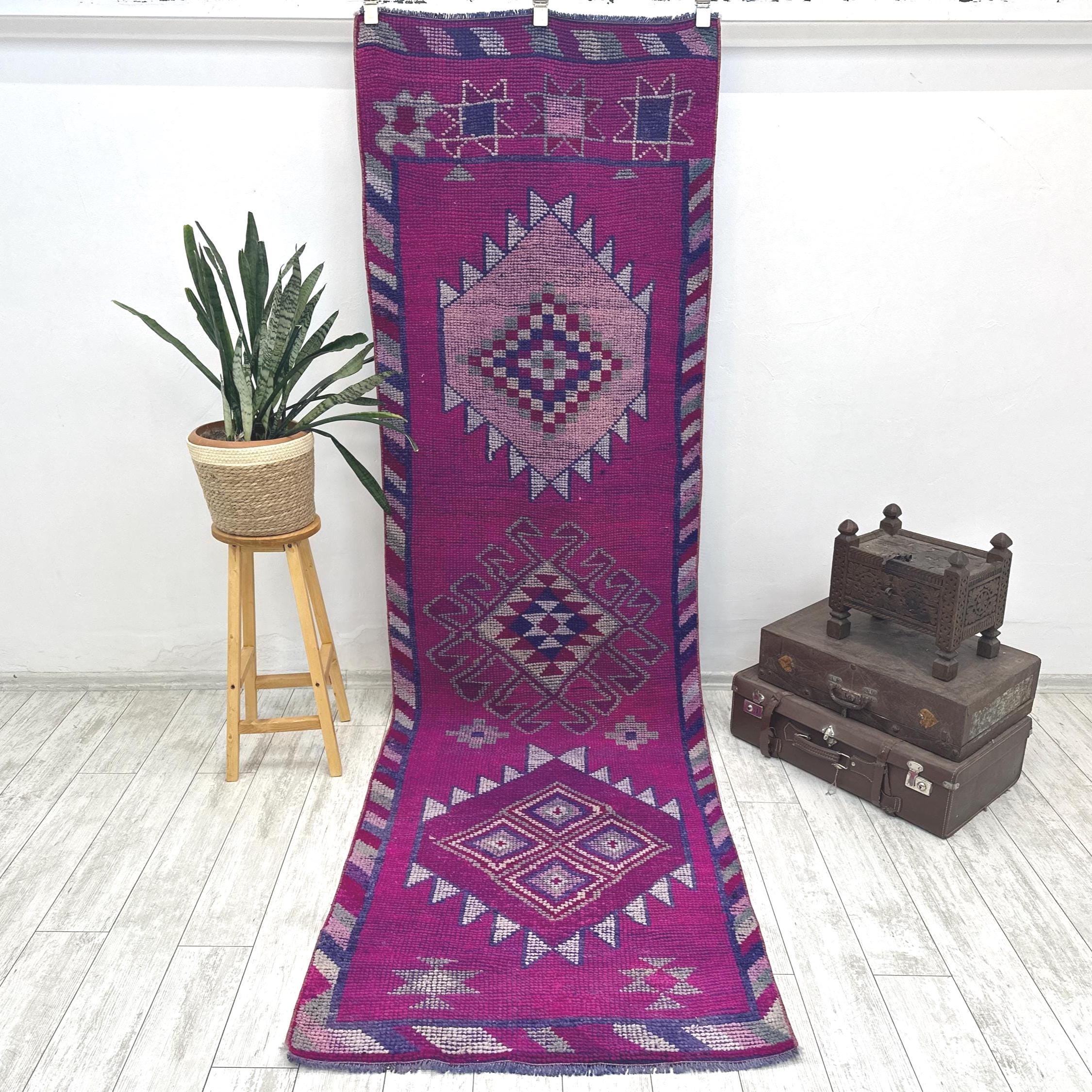 Tappeto runner Herki, tappeto runner fatto a mano, tappeto runner per scale, tappeto runner per corridoio, tappeto runner per camera da letto, tappeto