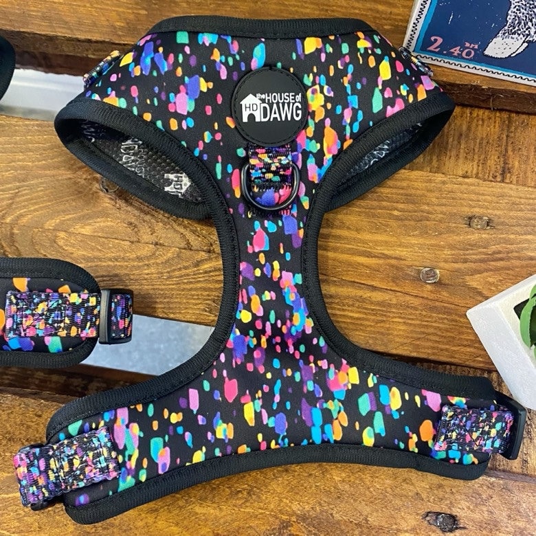 Pettorina per cani / Pettorina per cani Sanctuary / Pettorina per cani in neoprene / Pettorina per cani retrò / Pettorina per cani colorata / Set di i