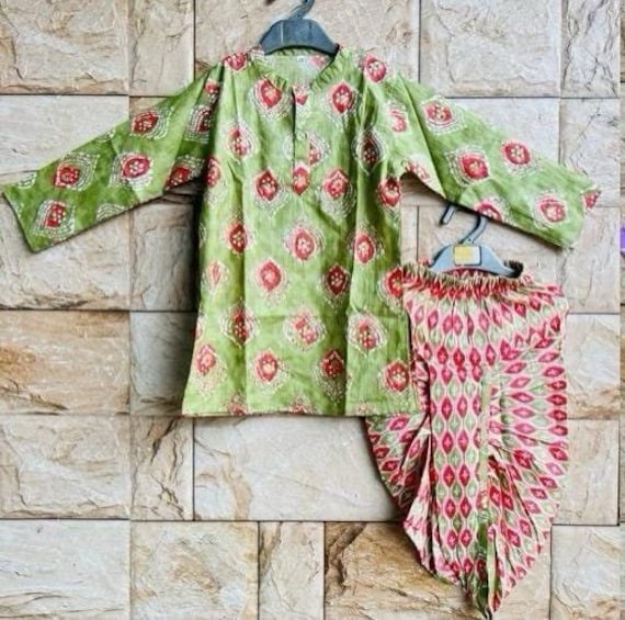 Kurta Dhoti per ragazzi/Kurta per neonati/Kurta Dhoti per neonati/Kurta Dhoti per bambini/Kurta per ragazzi/Kurta Dhoti per bambini/Kurta/Kurta/Set ku