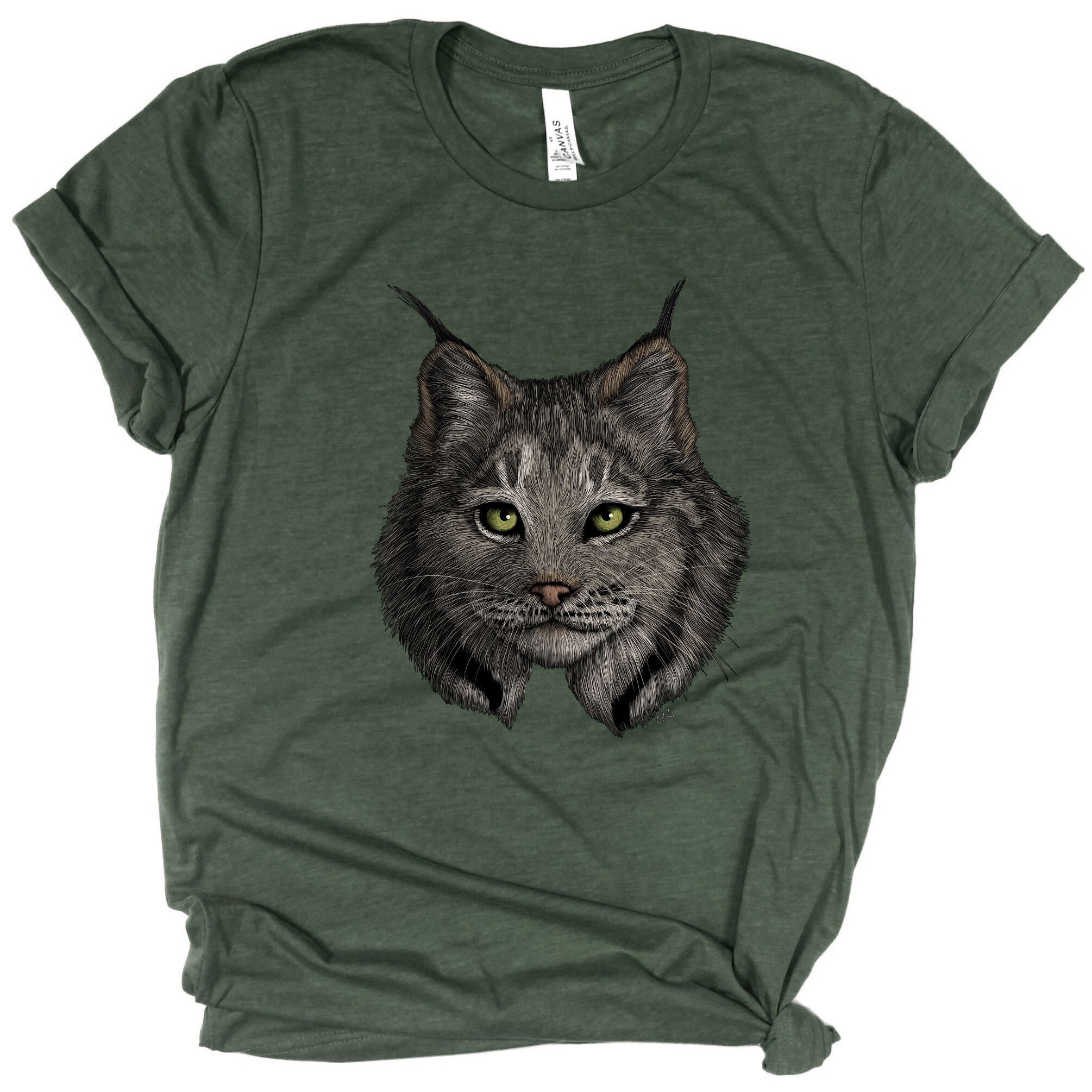 Maglietta Lince canadese / Lince canadese / Maglietta Lince / Lince / Regalo per gli amanti della Lince canadese / Maglietta Gatto selvatico / Magliet