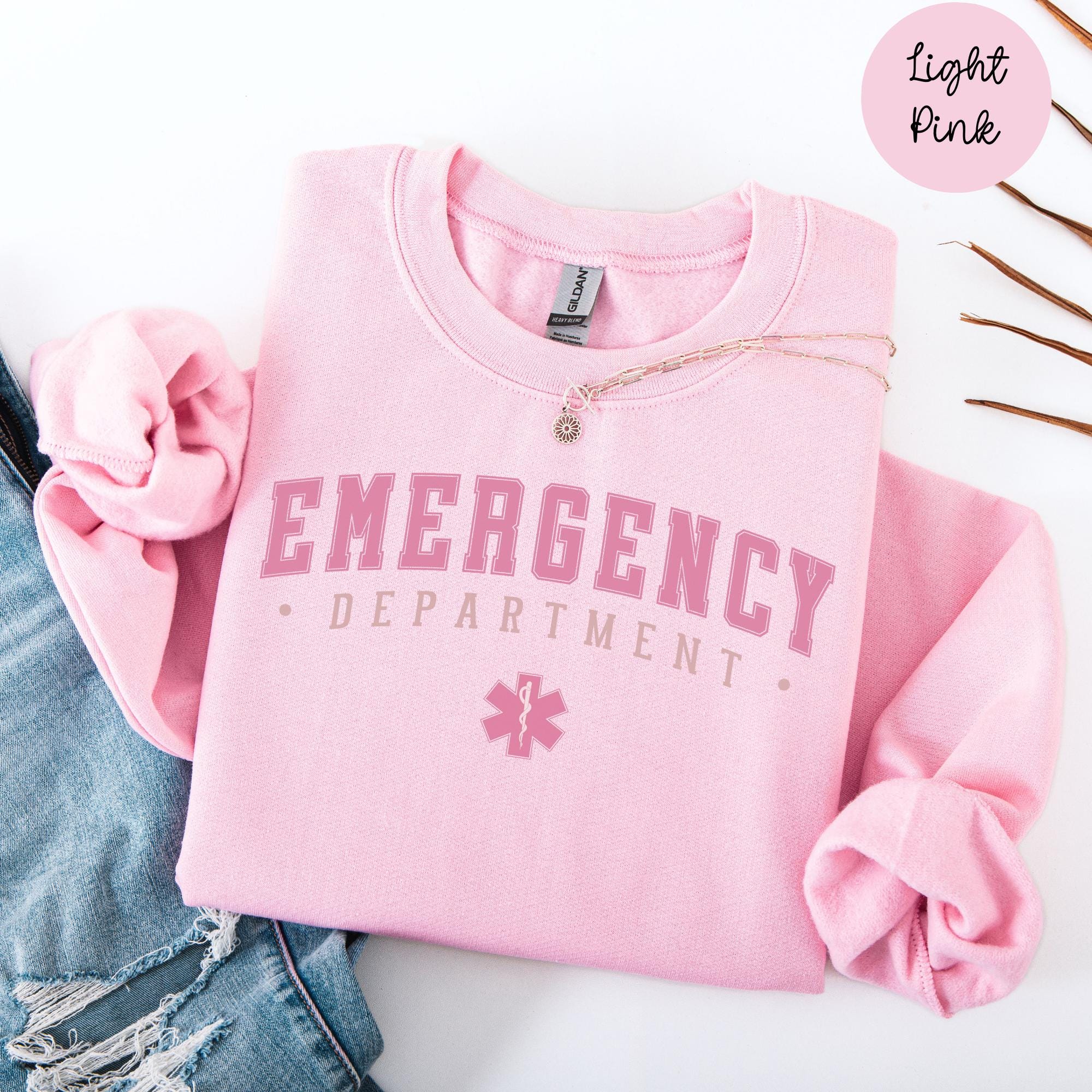Felpa del pronto soccorso, maglione del pronto soccorso, girocollo per infermieri del pronto soccorso, regalo per l'equipaggio del pronto soccorso, re