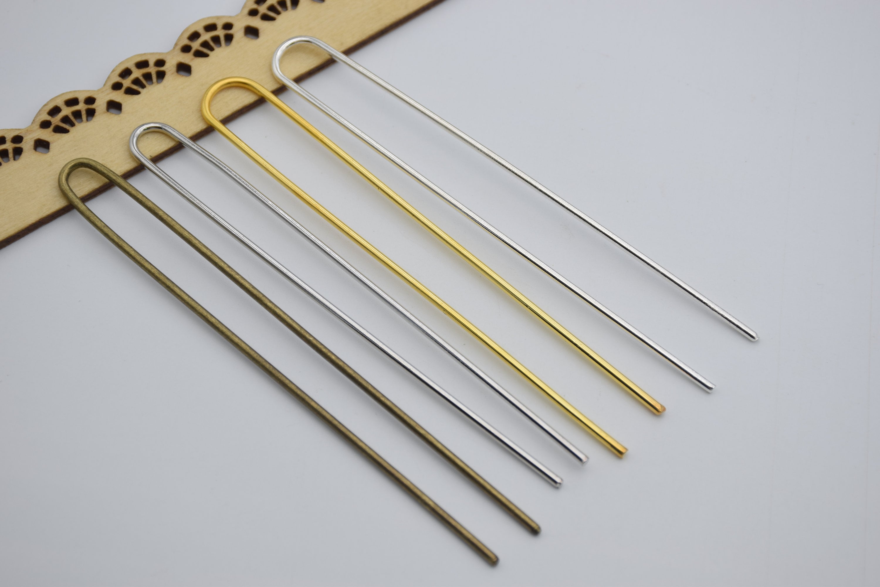 20 forcine per capelli in metallo, forcina per capelli semplice, porta chignon, forcina per capelli a forma di U, fermaglio per capelli, forcina per c