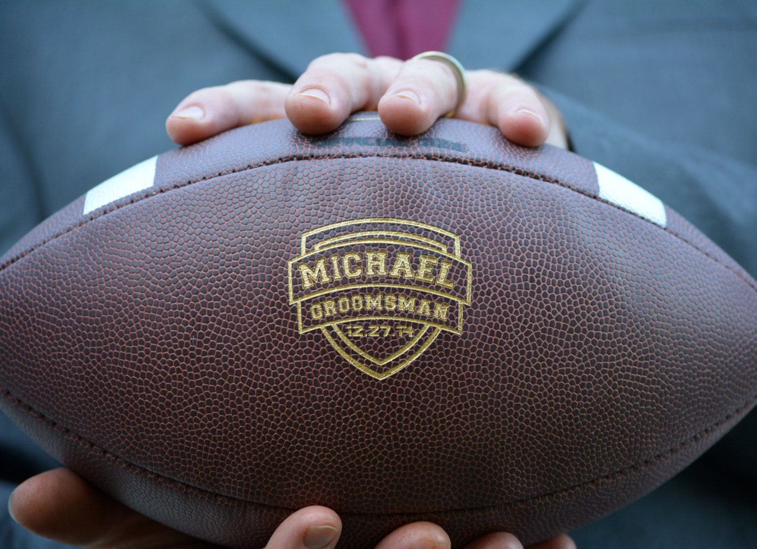 Regalo di nozze personalizzato a tema football, regalo di nozze personalizzato a tema football per lo sposo, regalo di nozze personalizzato a tema foo