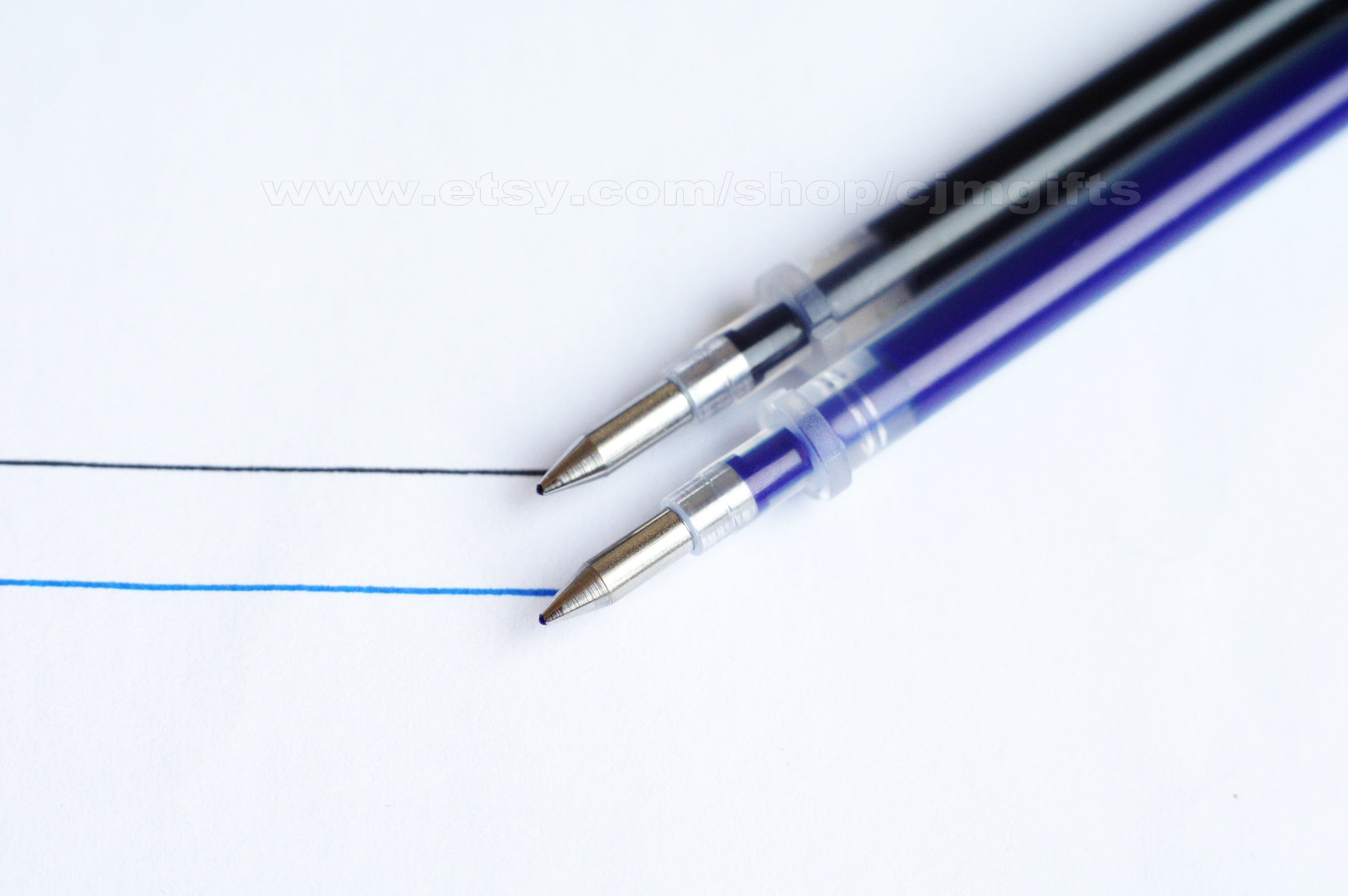 Ricariche per penna gel MG007, ricariche per penna gel da 0,5 mm, cartuccia per penna gel, ricariche per penna a sfera, penna a sfera blu, ricarica di