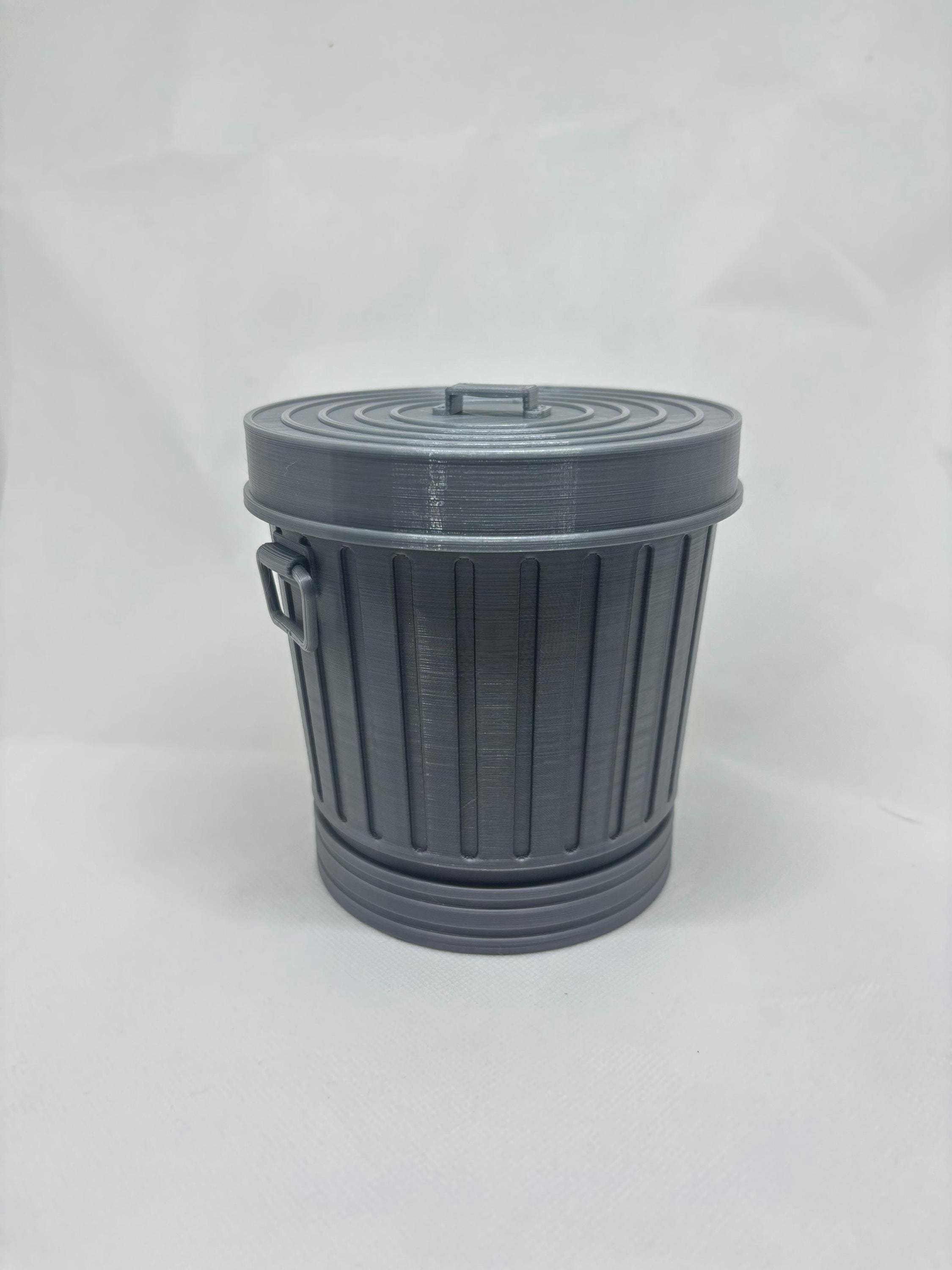 Scatola per carte del mazzo Trash Can Mtg Commander, scatola per riporre il mazzo intrecciato di Magic the Gathering stampata in 3D
