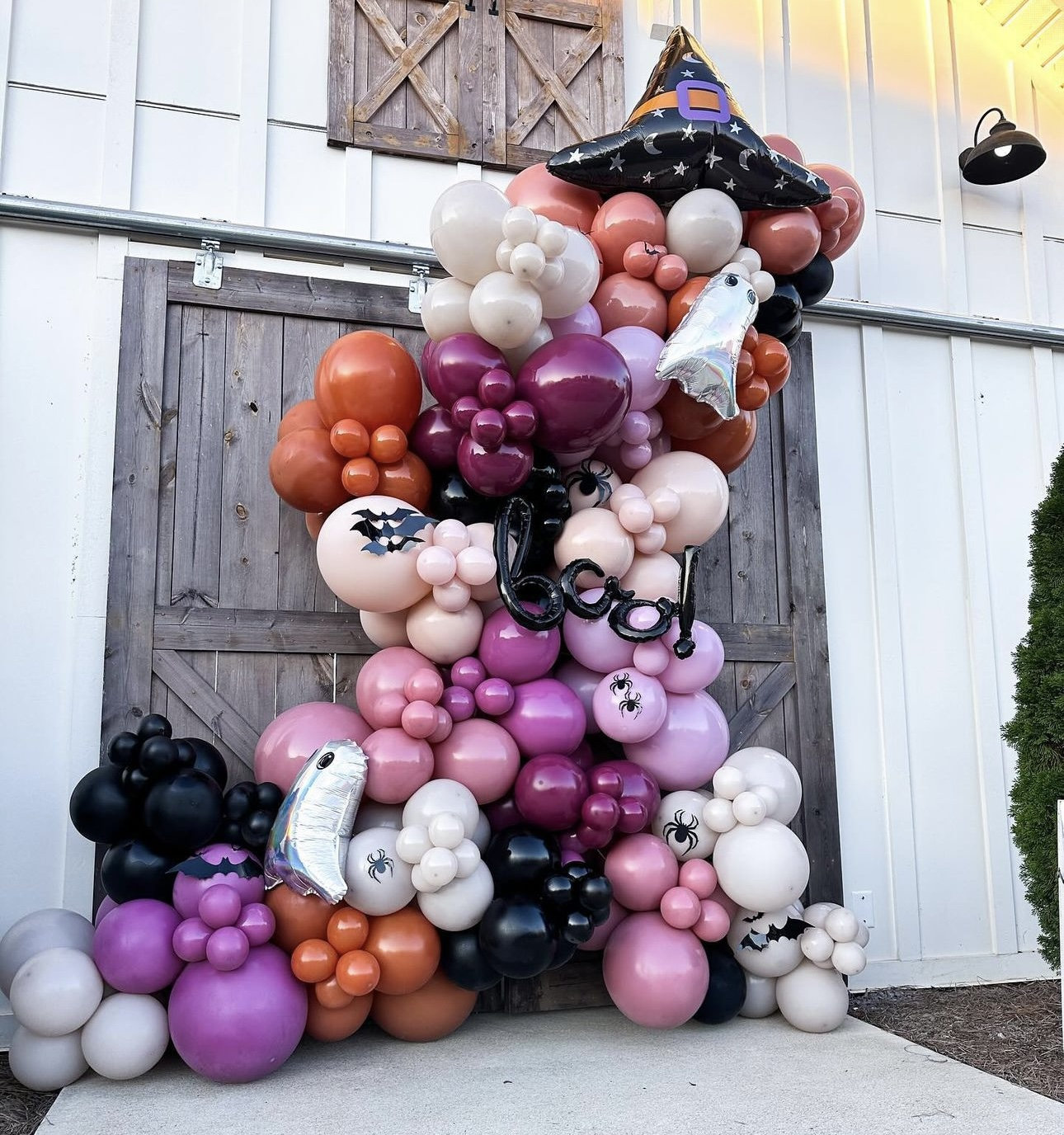 Boo I'm Two - Arco di palloncini di Halloween - Palloncini spettrali - Ghirlanda di palloncini - Arco di palloncini - Kit arco di palloncini - Pallonc