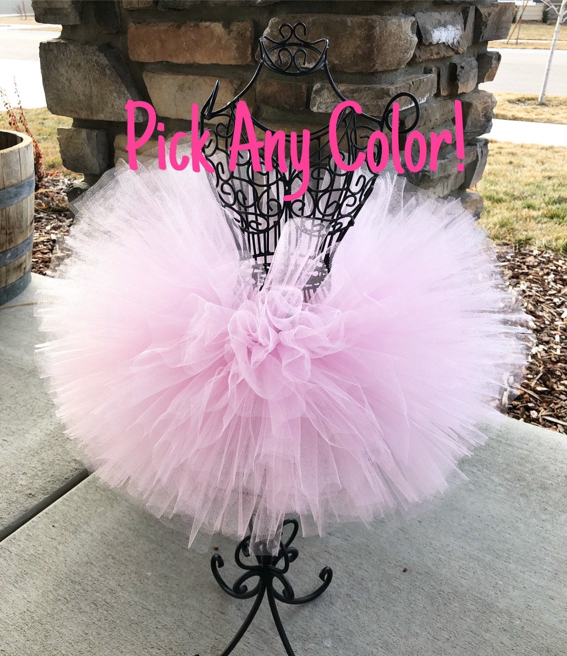 Tutu PREMIUM Scegli il tuo colore Tutu Tutu super pieno e soffice Tutu di qualsiasi colore Tutu rosa chiaro Tutu per neonati Tutu per bambini Tutu da