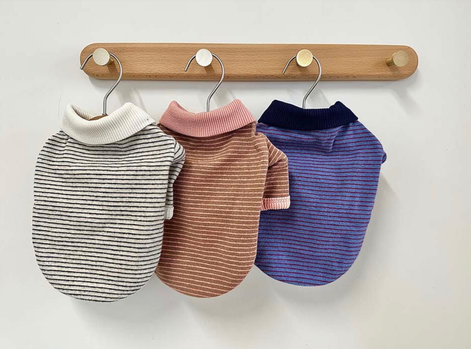 Camicia con colletto a righe, XS-2XL, camicia per cani di piccola taglia, maglia per cani, abbigliamento per animali domestici, moda per cani, abbigli