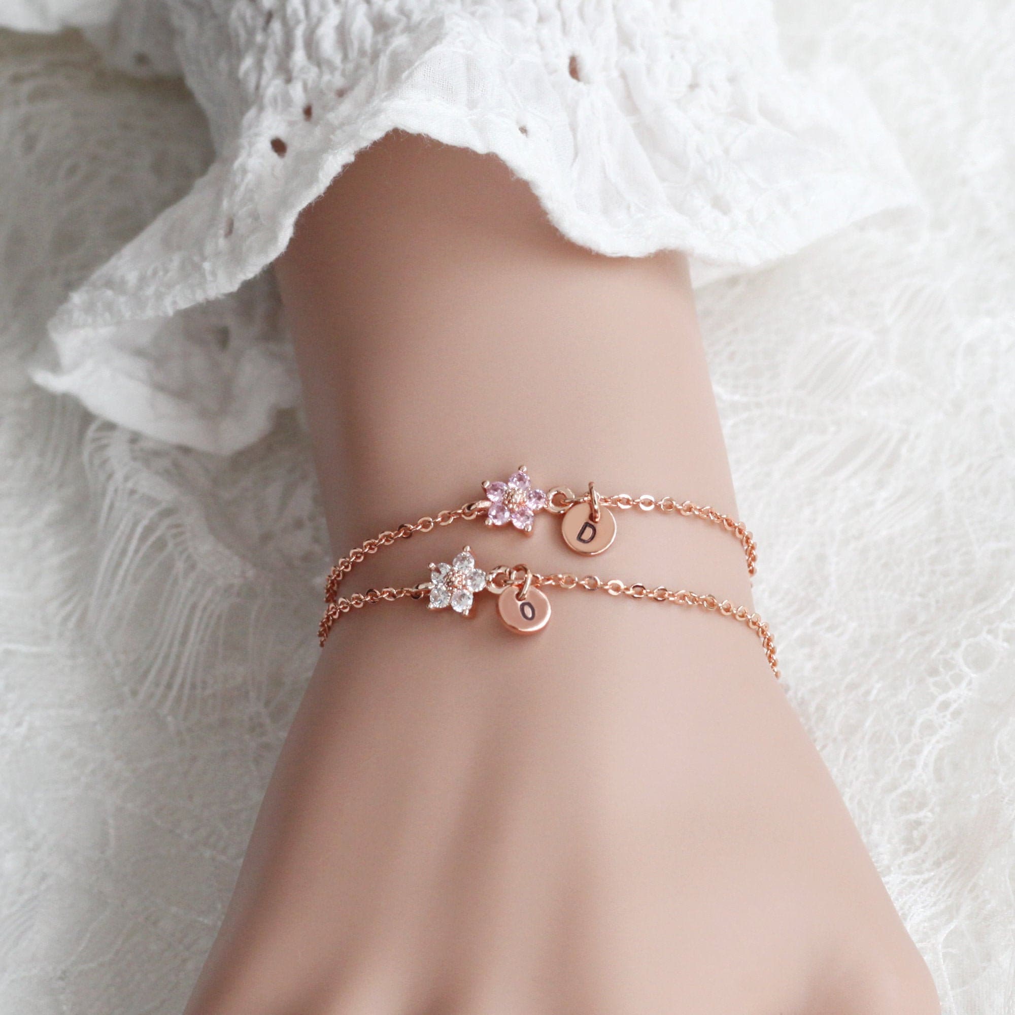 braccialetto per damigella d'onore, damigella d'onore per bambina, regalo personalizzato per damigella d'onore, braccialetto per bambina da sposa, vuo