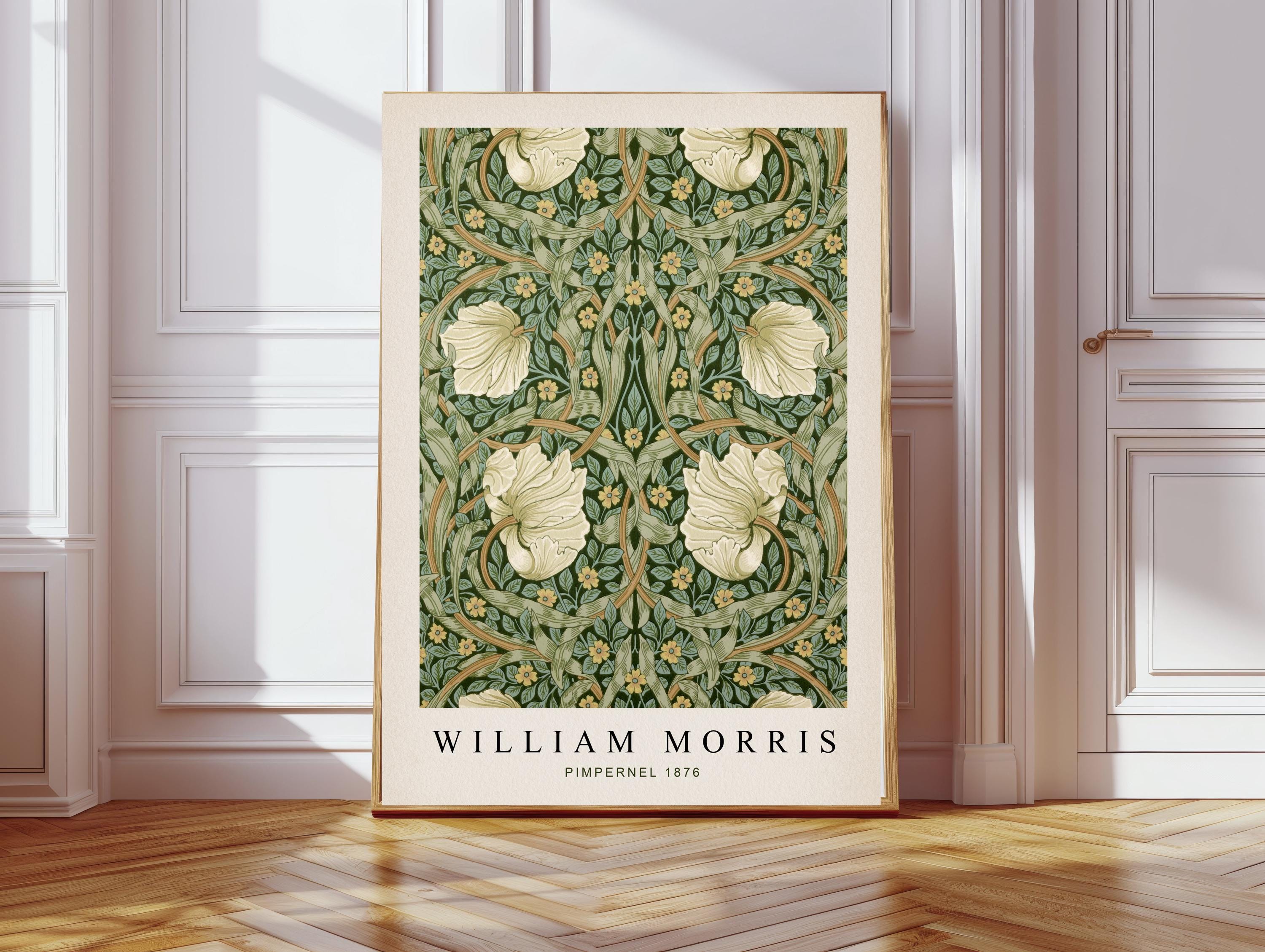 Stampa artistica di William Morris, stampa di gelsomino di William Morris, stampa di Morris, stampa artistica floreale, stampa botanica, decorazione d